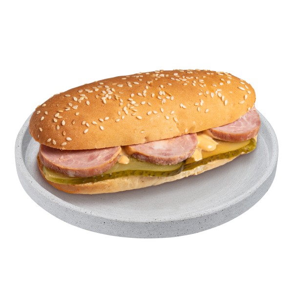 Сэндвич-багет с копченостями 140г производство Макси