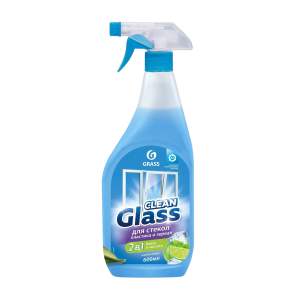 Очиститель стекол Clean Glass 600мл Grass голубая лагуна