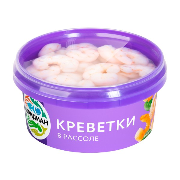 Креветки в рассоле очищенные Меридиан 180г