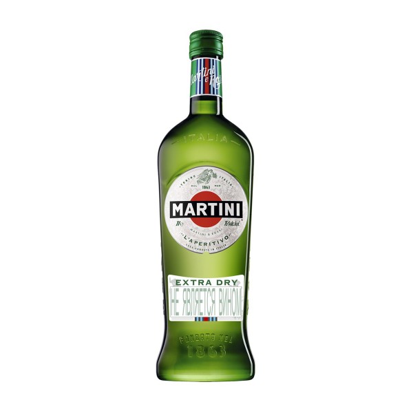 Напиток виноградосодержащий Martini Extra Dry 18% 1л