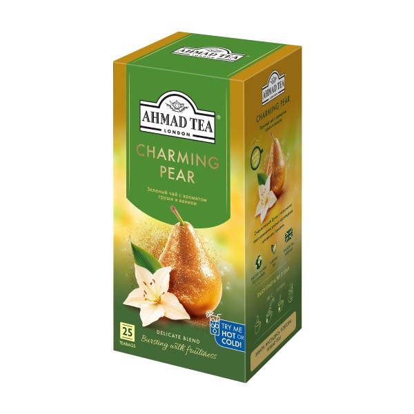 Чай зеленый Ahmad Tea Charming Pear 25пак