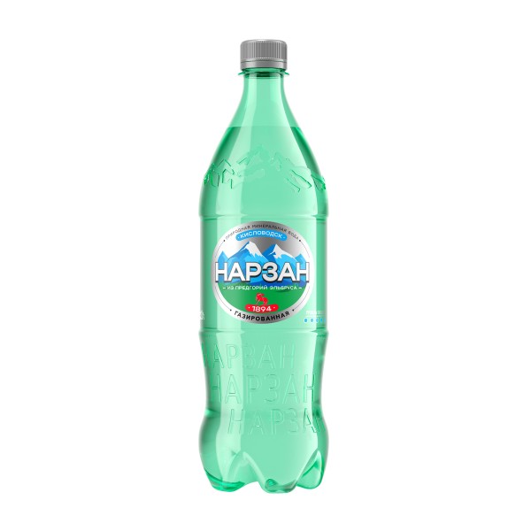 Вода питьевая минеральная газированная Нарзан 1л