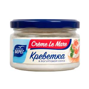 Креветки рубленые Creme le Mare 165г в йогуртовом соусе