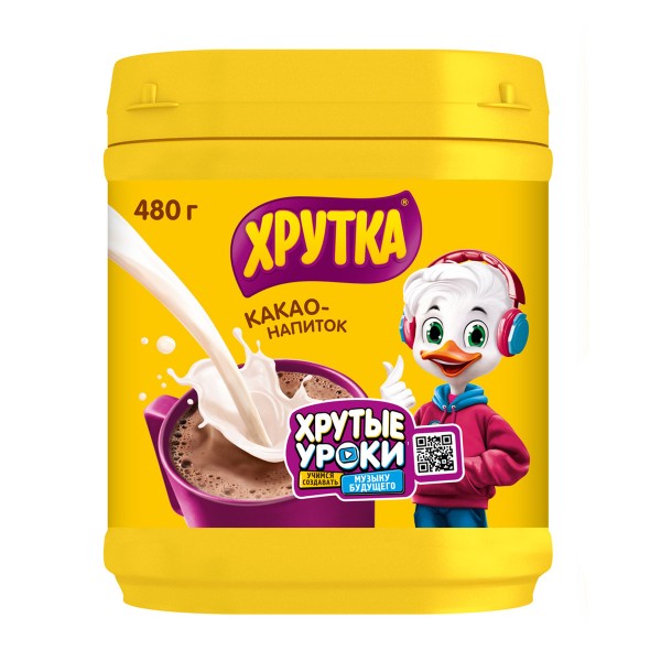 Какао-напиток Хрутка быстрорастворимый 480г