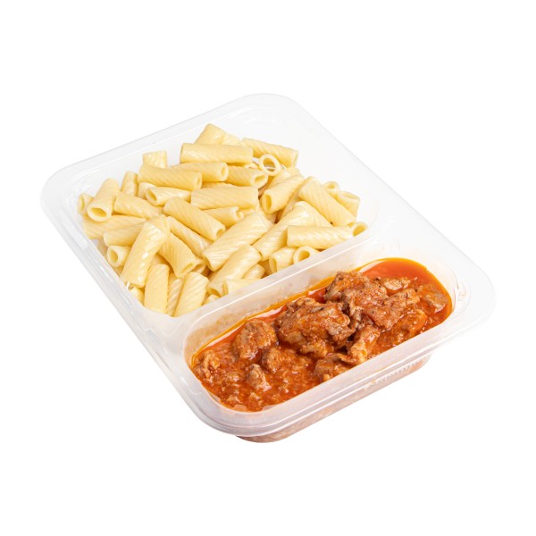 Гуляш с отварными рожками 270г производство Макси