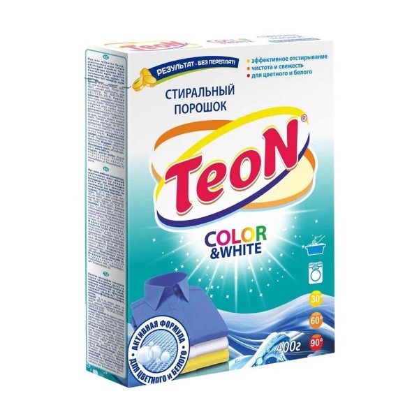 Порошок стиральный Teon Color&White 400г