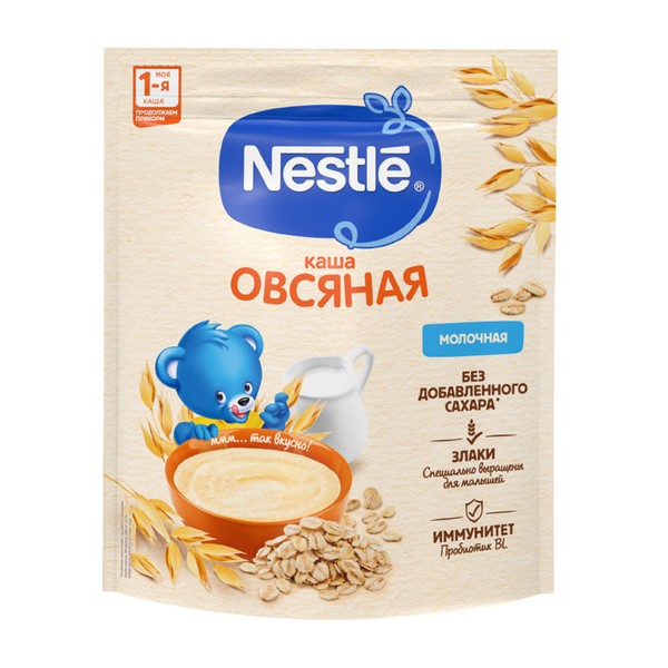 Каша сухая молочная Nestle 200г овсяная