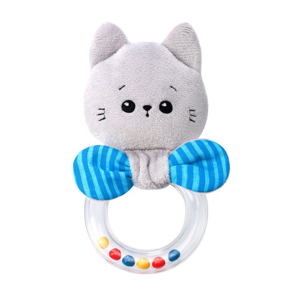 Игрушка мягкая Погремушка с колечком Мякиши