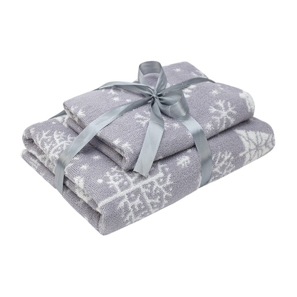 Набор полотенец Зима 50х70+70х130см Bravo