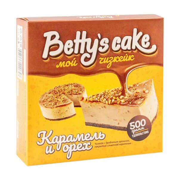 Чизкейк Карамель и орех Bettyscake 500г