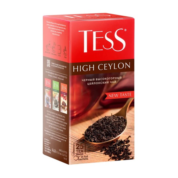 Чай черный Tess High Ceylon 25пак