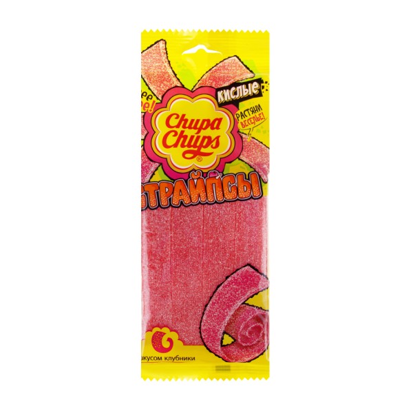 Жевательный мармелад Кислые страйпсы Chupa Chups 120г