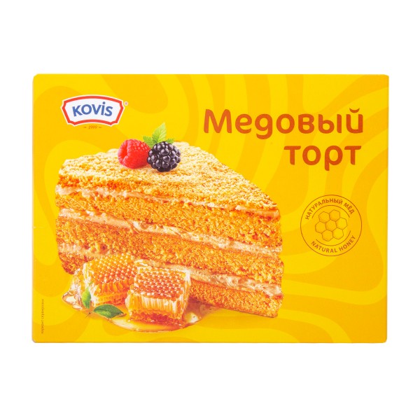Торт бисквитный Kovis Медовый 240г Раменский КК