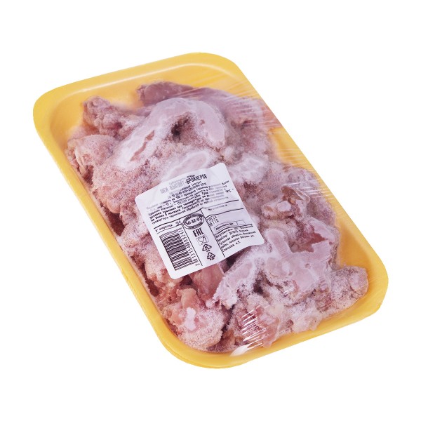 Шеи цыпленка-бройлера замороженные лоток Воловский бройлер