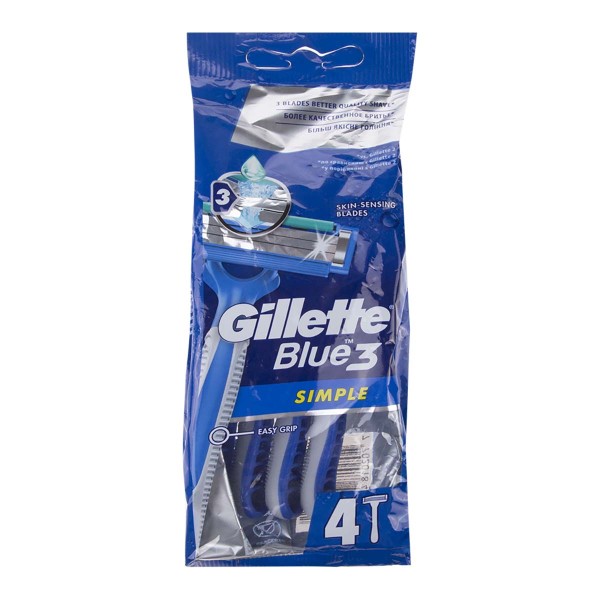 Станок одноразовый Gillette Simple Blue 3 4шт