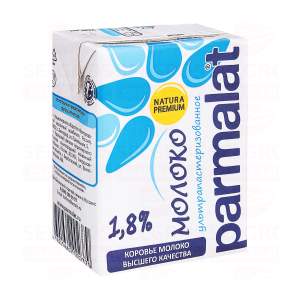 Молоко ультрапастеризованное Parmalat 1,8% 0,2л БЗМЖ