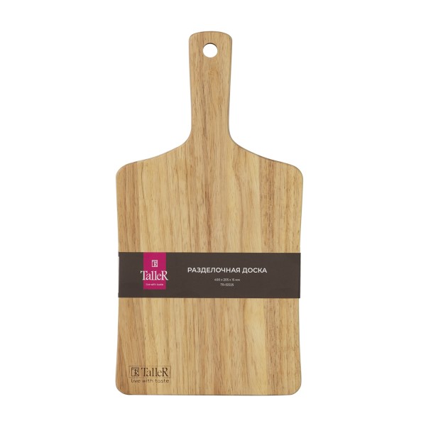 Доска разделочная 40х20,5х1,5см дерево Taller