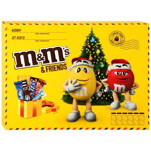 Подарок новогодний M&M's & Friends большая посылка 577г