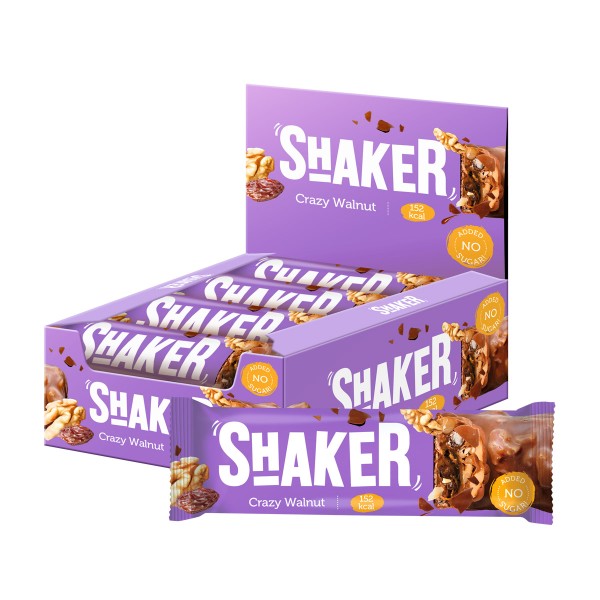 Батончик глазированный Shaker 35г грецкий орех