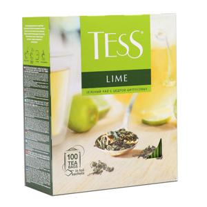 Чай зеленый Tess Lime 100пак