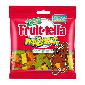 Мармелад жевательный Fruittella 70г медвежата