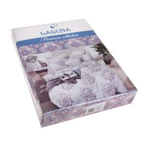 Комплект постельного белья Laguna 100% полисатин евро Клевер