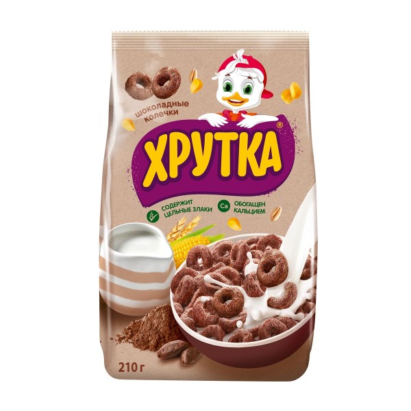 Сухой завтрак Колечки шоколадные Хрутка Nestle 210г