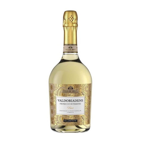 Вино игристое белое брют Villa de Bruni Prosecco Superiore 11% 0,75л