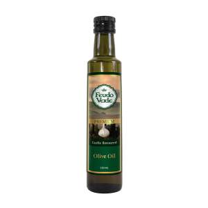Масло оливковое Feudo Verde Extra Virgin с чесноком 0,25л