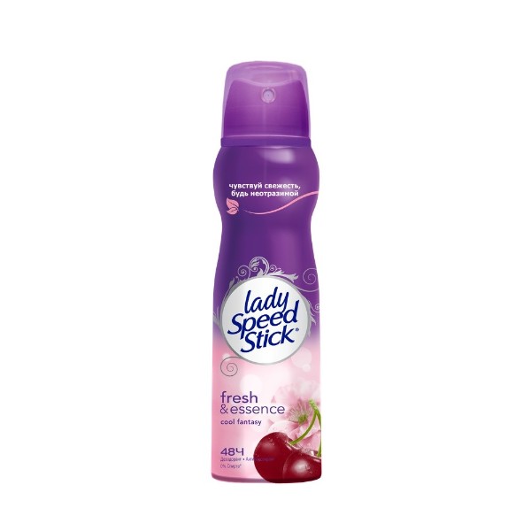 Дезодорант женский антиперспирант спрей Lady Speed Stick Fresh & Essence Cool Fantasy Цветок Вишни 150 мл