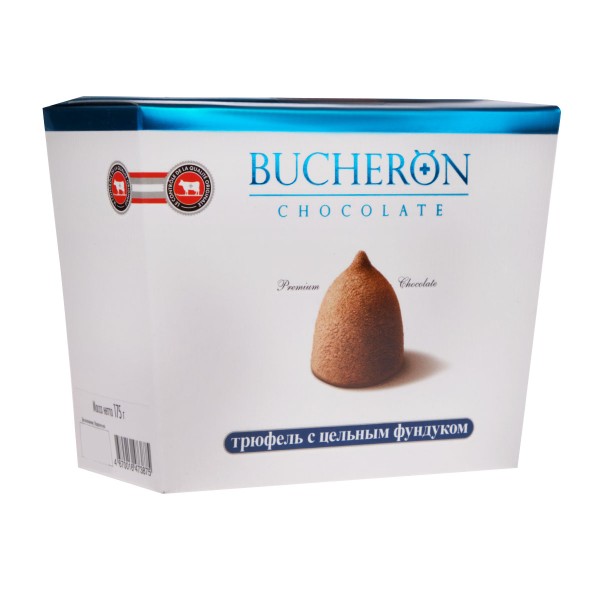Конфеты шоколадные Трюфель с цельным фундуком Bucheron 175гр