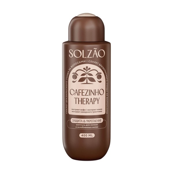 Шампунь для волос Solzao 400мл укрепление и защита от ломкости