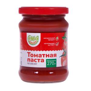 Паста томатная Семья довольна 270г