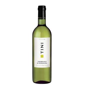Вино белое сухое Tini Trebbiano di Romagna 12% 0,75л