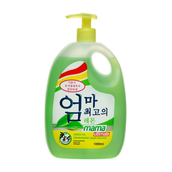 Бальзам для мытья посуды и детских принадлежностей Mama Ultimate 1000мл Green Tea