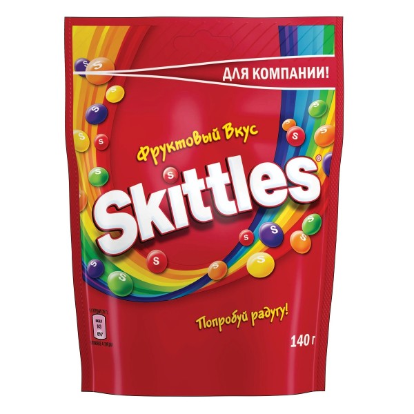 Драже Skittles 140г фрукты