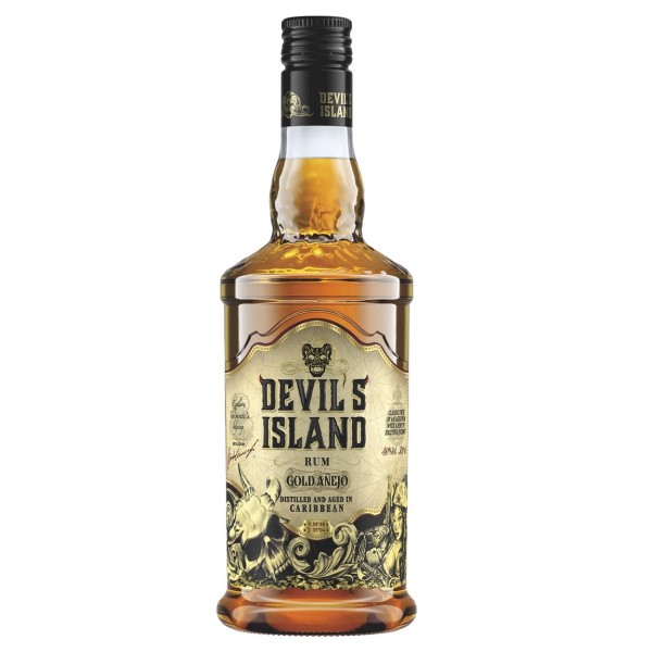 Ром Devil's Island Gold Anejo 37,5-40% 0,5л