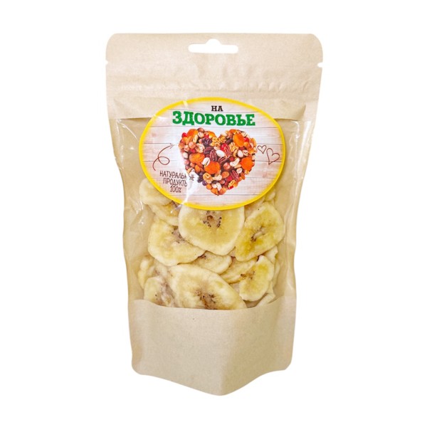 Чипсы фруктовые На здоровье Банановые 80г