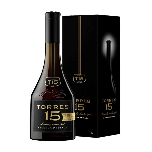 Бренди Torres 15 Reserva Privada 40% 0,7л (подарочная упаковка)