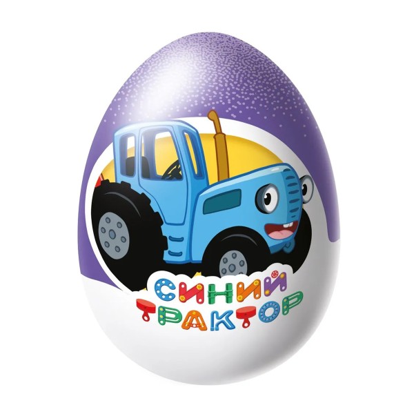 Яйцо шоколадное Шоки-Токи Синий трактор/Чебурашка с сюрпризом 20г