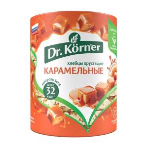 Хлебцы Dr.Korner 90гр кукурузно-рисовые карамельные
