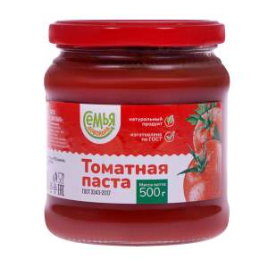 Паста томатная Семья довольна 500г