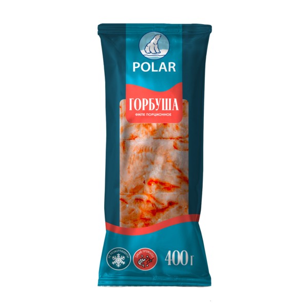 Филе горбуши порционное замороженное Polar 400г
