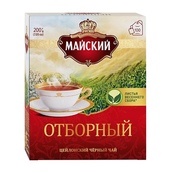 Чай черный Майский отборный 200г