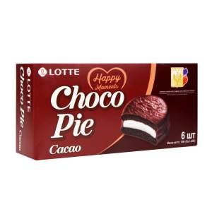Печенье Lotte Choco Pie Cacao 6штХ28г