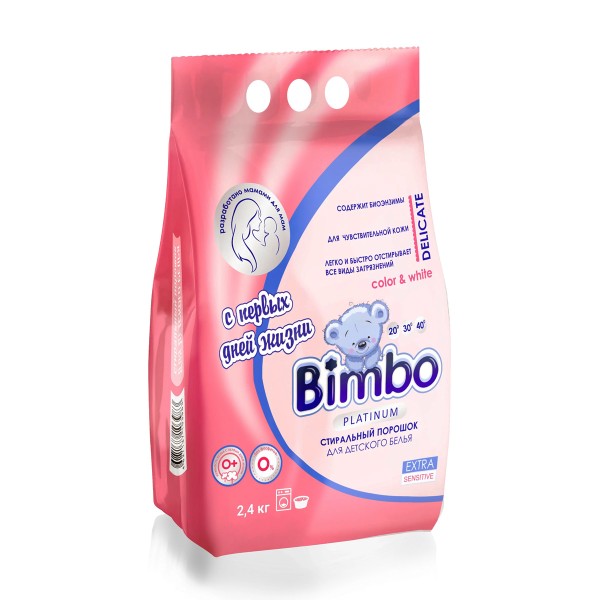 Порошок стиральный Bimbo универсал для детского белья 2,4кг