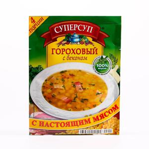 Суп гороховый Суперсуп Русский продукт 70гр с беконом