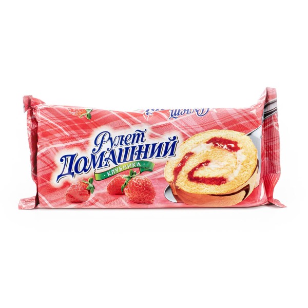 Рулет Домашний Раменский кондитерский комбинат 150г клубника