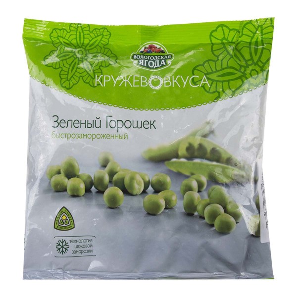 Горошек зеленый Кружево вкуса Вологодская ягода 400г