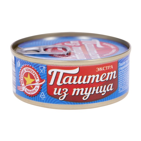 Паштет из тунца Вкусные консервы 100г